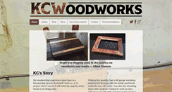 Desktop Screenshot of kcwoodworks.com