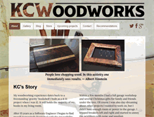 Tablet Screenshot of kcwoodworks.com